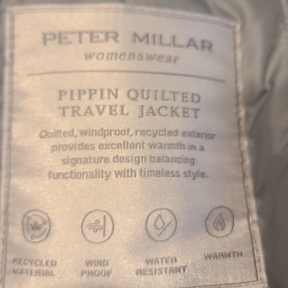 Peter Millar Women's Sage Fog Pippin Quilted Jacket NWT Mint Green/Sage - Picture 5 of 5